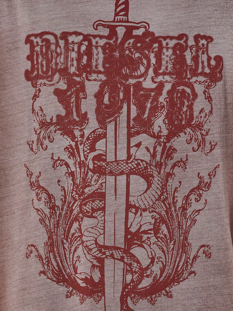 T-BOXT-Q1 cotton blue T-shirt - 3