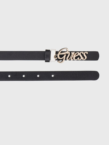 Logo accent reversible belt  - 3