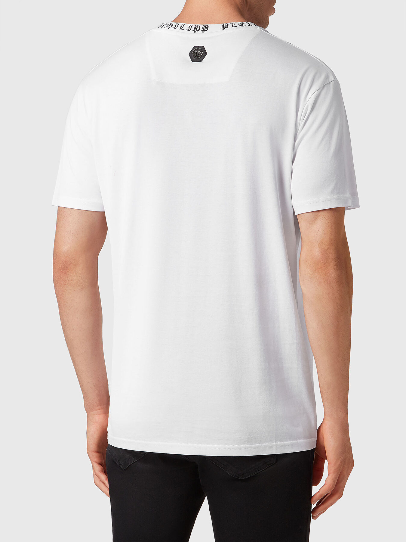 SKULL & BONES T-shirt in black brand PHILIPP PLEIN