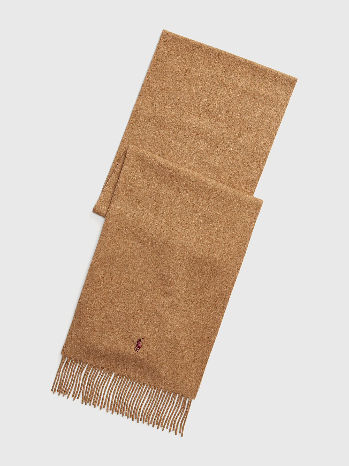 Brown cashmere scarf brand POLO RALPH LAUREN — Globalbrandsstore