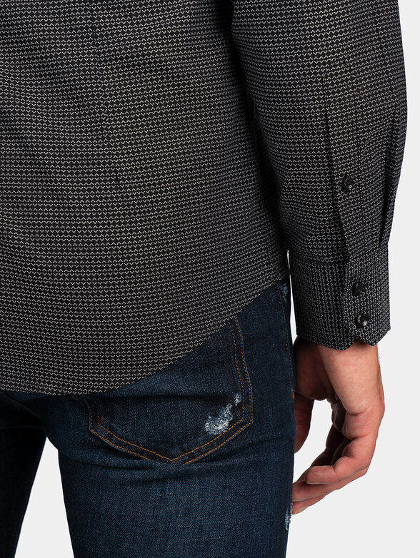 NAPOLI shirt with geometric print - 5
