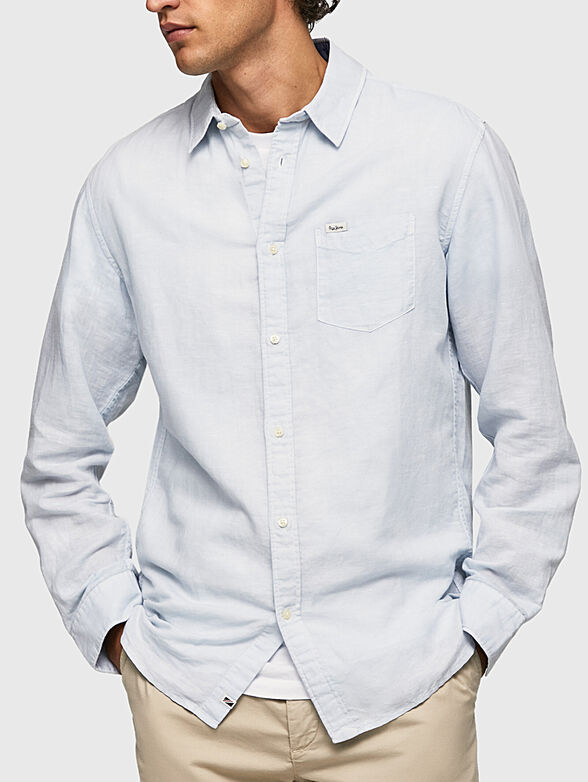 PARKER shirt in linen blend - 1