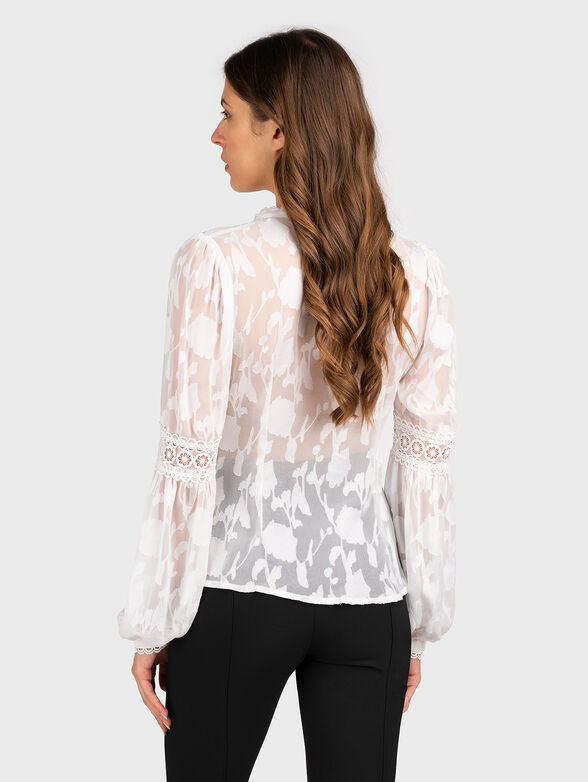 White shirt with sheer effect - 3