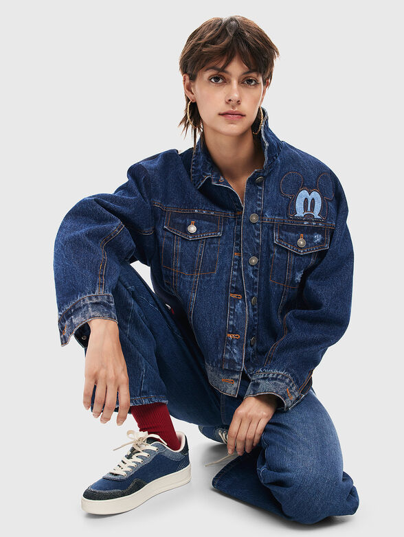 MICKEY MOUSE jacket with print on the back  - 5