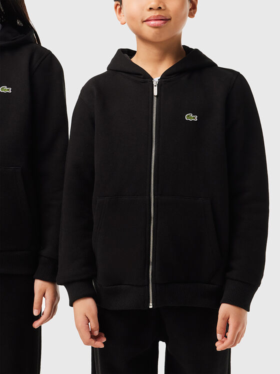 Unisex hooded sweatshirt with zip - 1