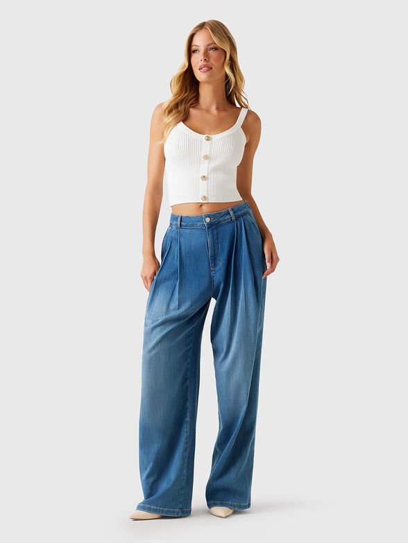 EMMIE short top with golden details - 2