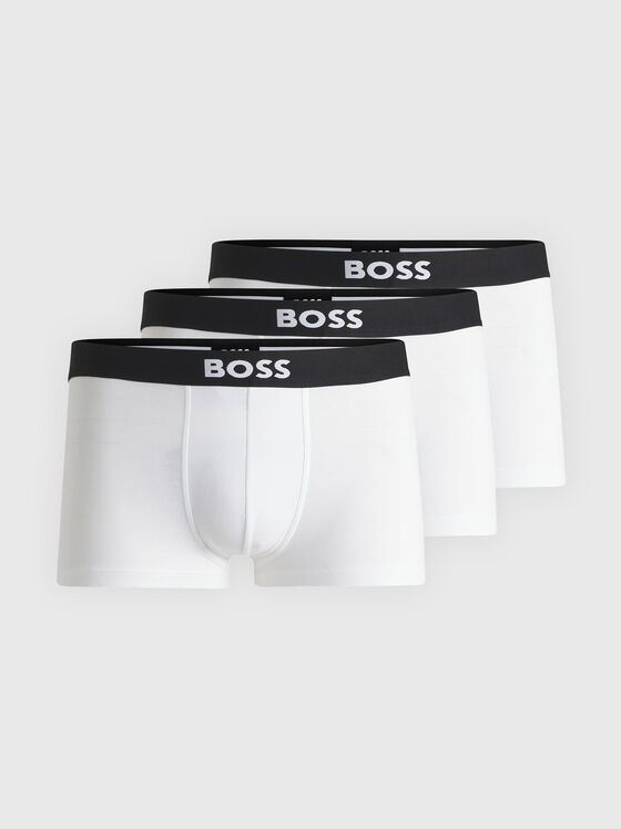 Set of three black boxers - 1