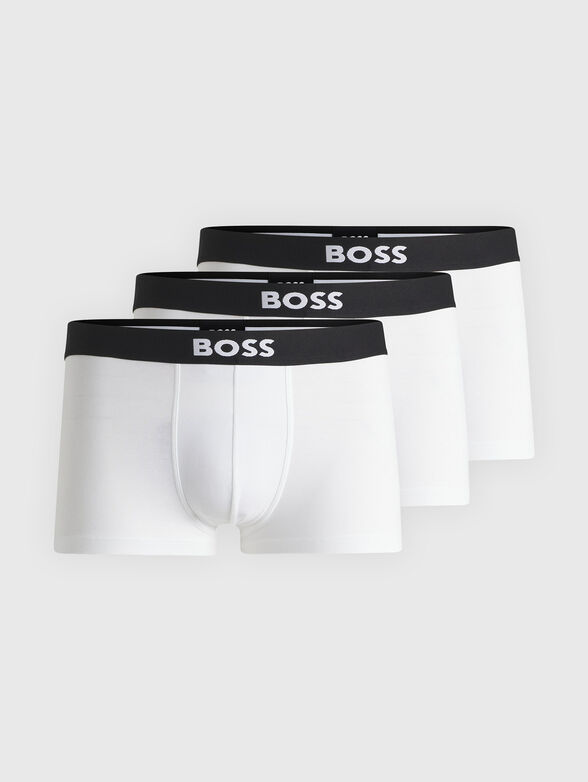 Set of three black boxers - 1