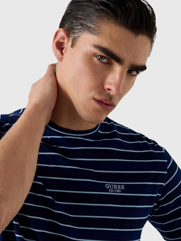 Striped cotton T-shirt - 4