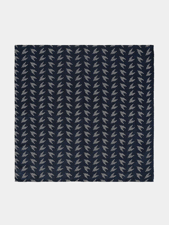 Silk handkerchief with print - 1