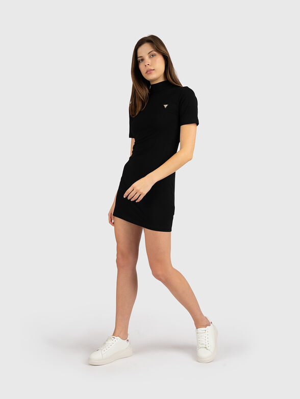SONIA JERSEY mini dress with short sleeves - 4