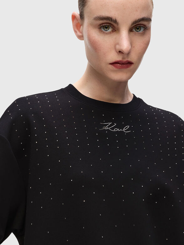 Rhinestone sweatshirt - 4