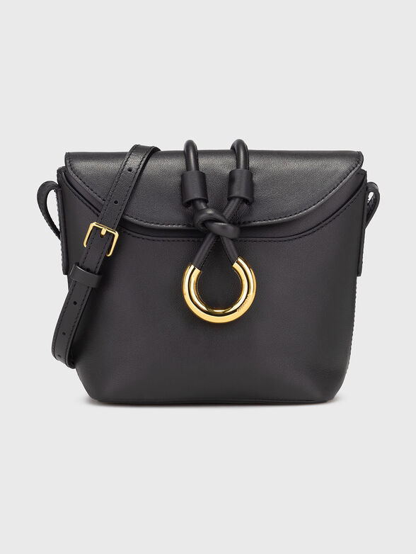 Beige crossbody bag with gold details - 1