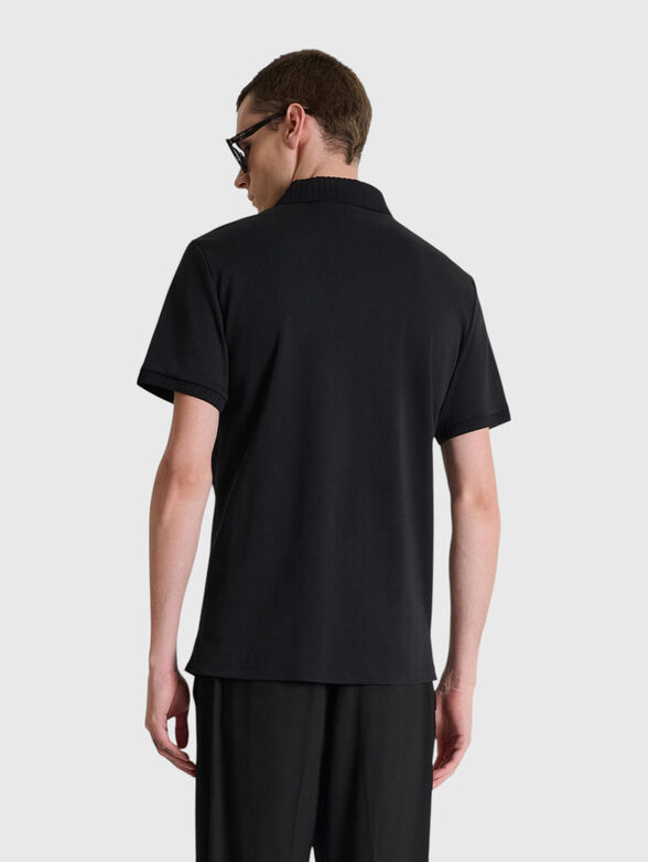 Black polo shirt - 2