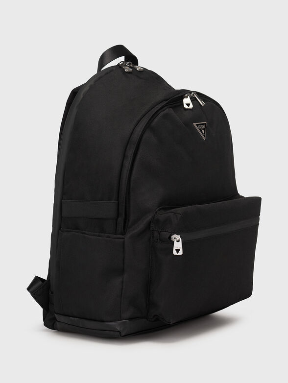 Black textille backpack - 6