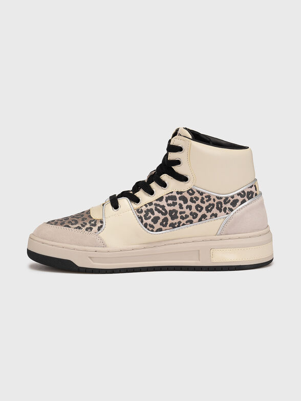 TULLIA high sports shoes with leopard print - 4