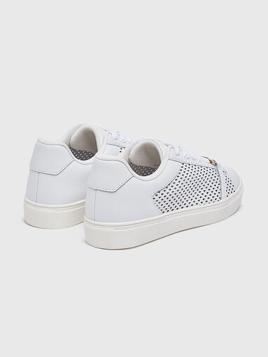 KIKI 03 leather sneakers with perforations - 3