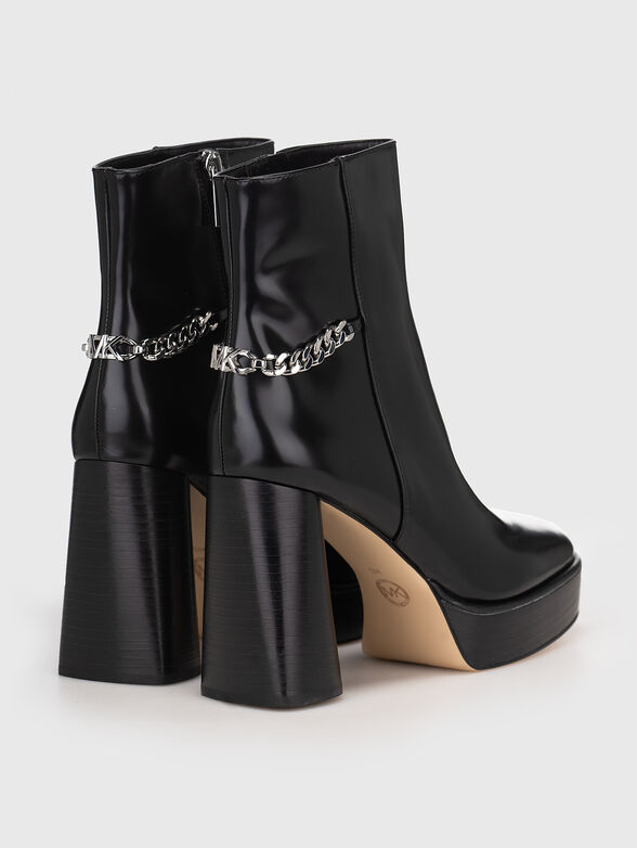Leather heeled boots - 3