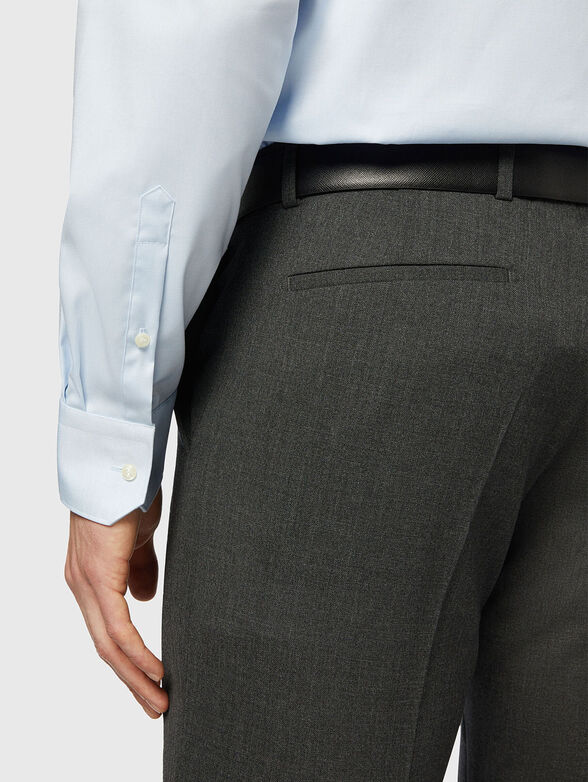 Light blue cotton shirt - 4