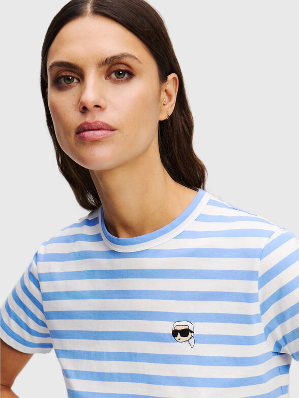 IKON stripe T-shirt - 4