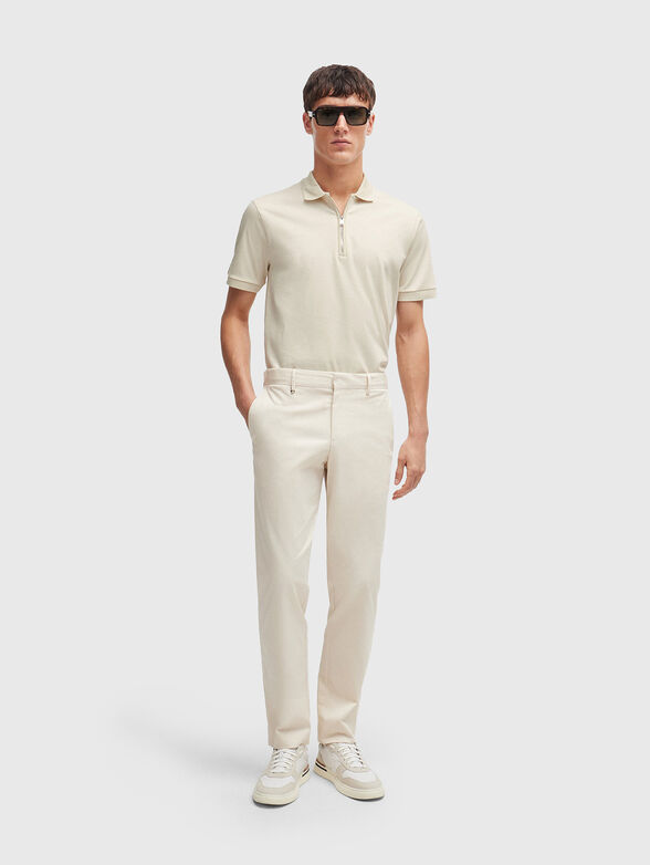 Slim fit cotton polo shirt - 2