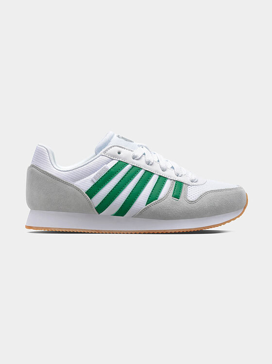 GRANADA sneakers with green accents - 1