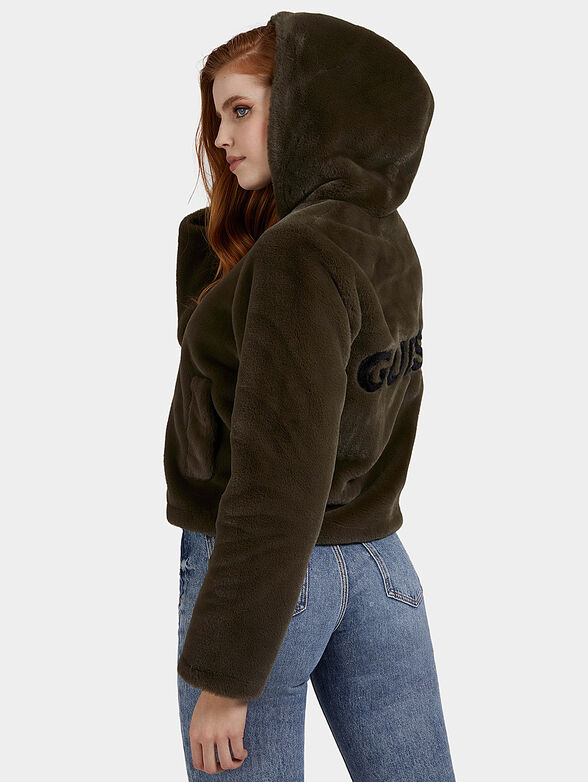 Roxy faux fur logo jacket - 2