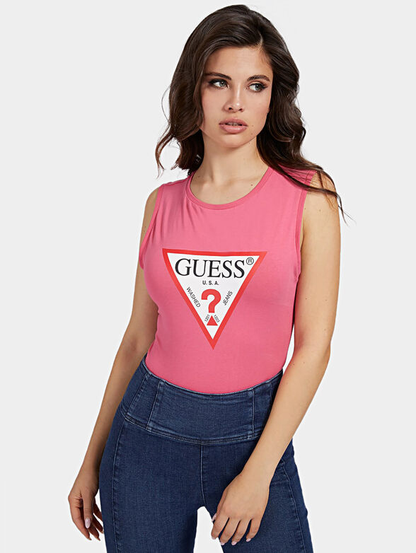 HELENA Cotton bodysuit in black color - 1