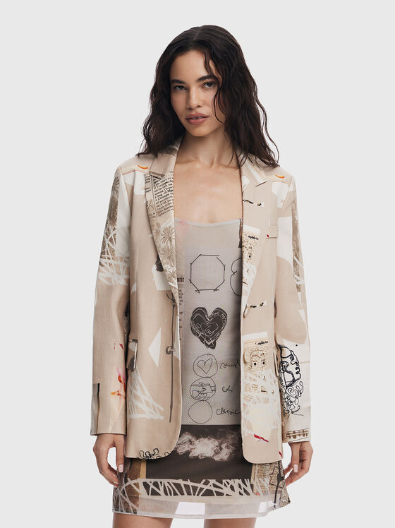 MR. CHRISTIAN LACROIX print jacket - 1