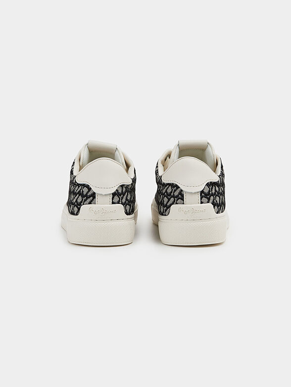 ADAMS sneakers with jacquard logo - 3