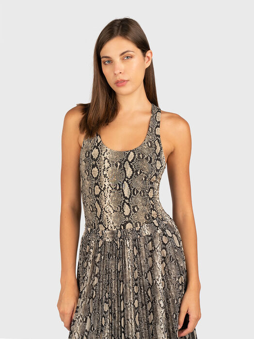 Animal print bodysuit