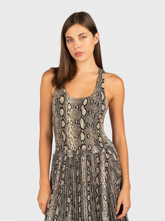 Animal print bodysuit - 1