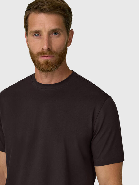 Brown cotton t-shirt - 4