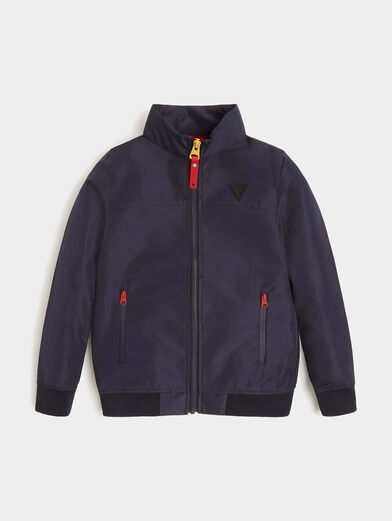 Jacket with zip and logo detail - 1