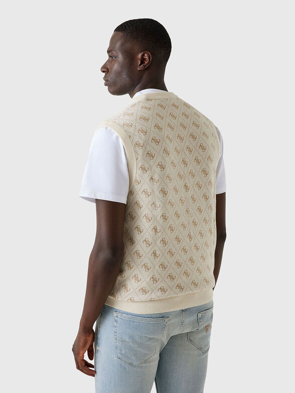 Sleeveless wool sweater - 3