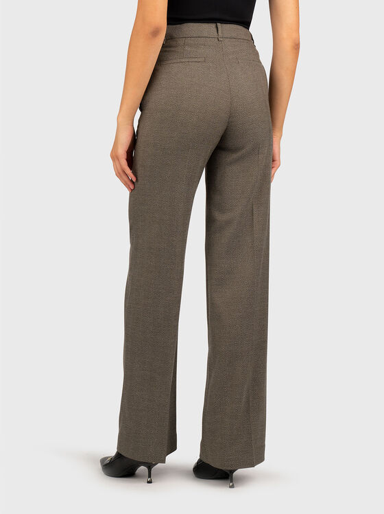 High waist trousers with pockets - 2