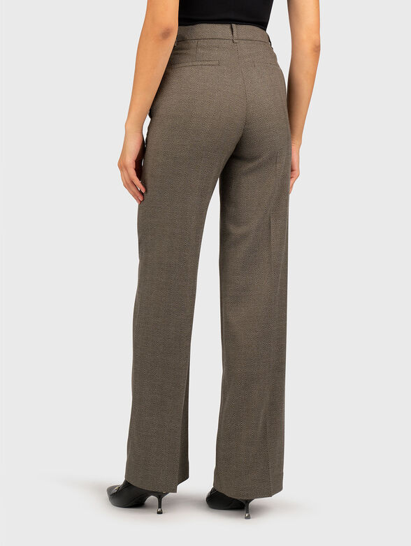 High waist trousers with pockets - 2