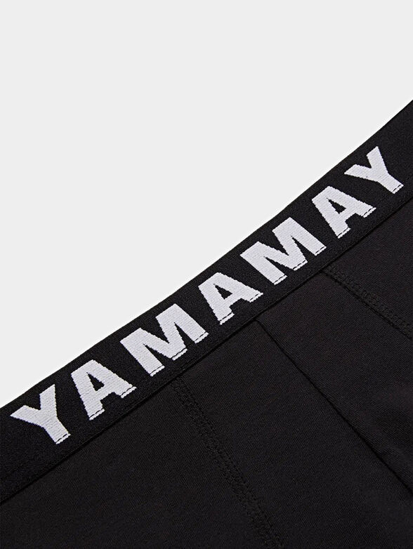 Black boxers with logo detail - 4