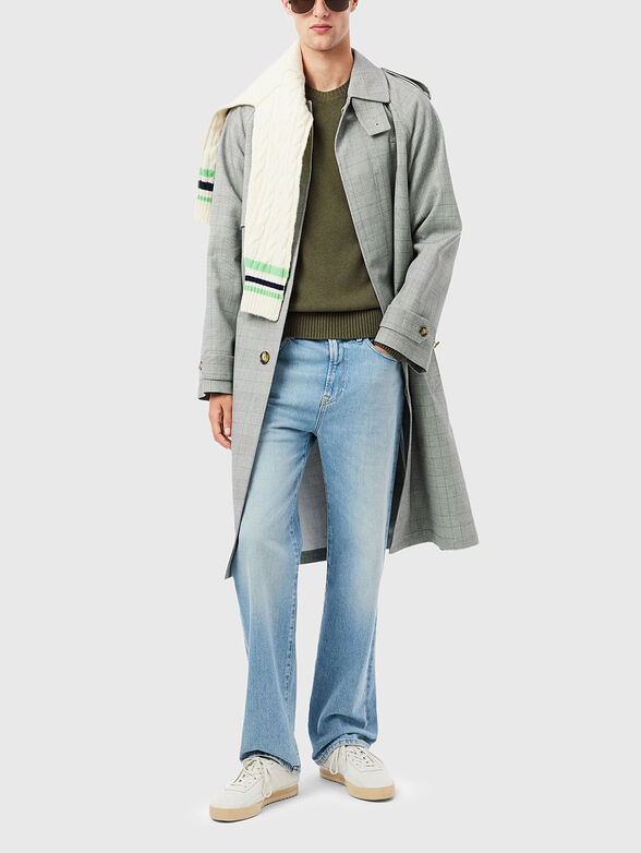 Crew neck green sweater - 2