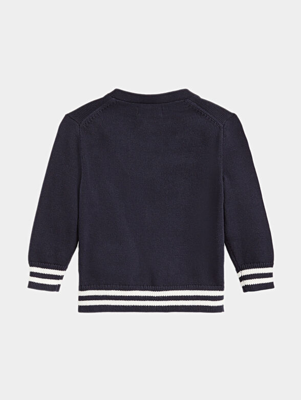 Cardigan with logo detail - 2