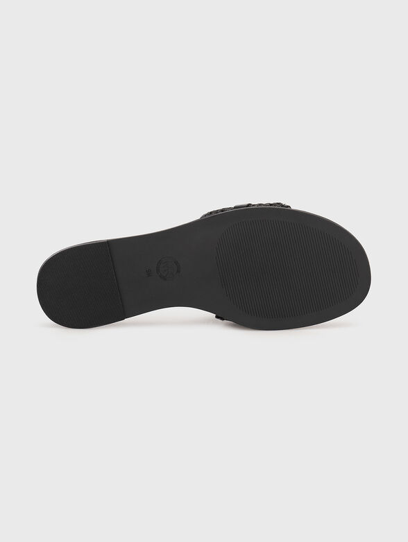 EMBER slippers with metal logo - 5