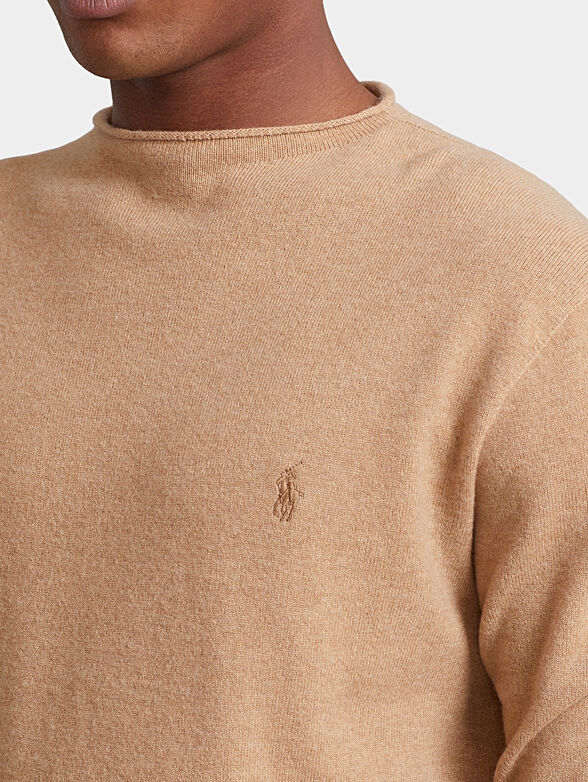 Merino wool beige sweater - 3