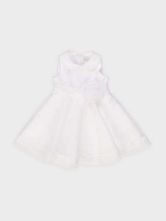 Бяла рокля с панделка - 1