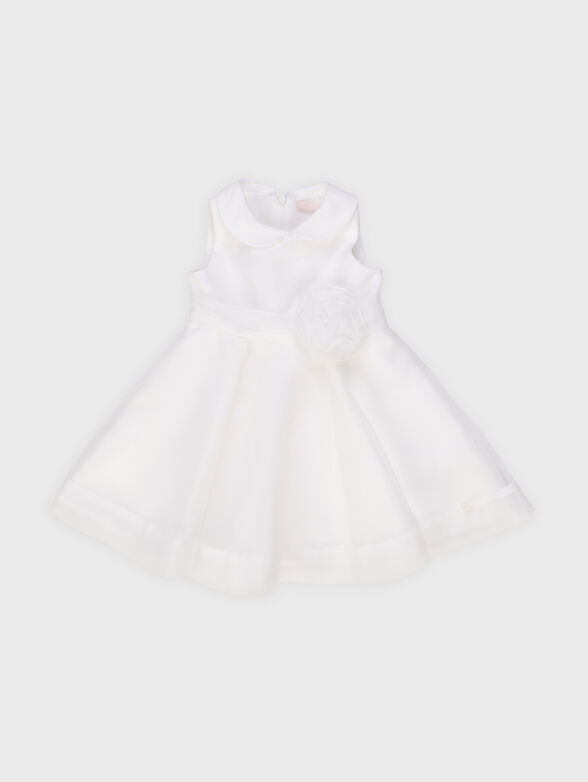 White dress with bow - 1