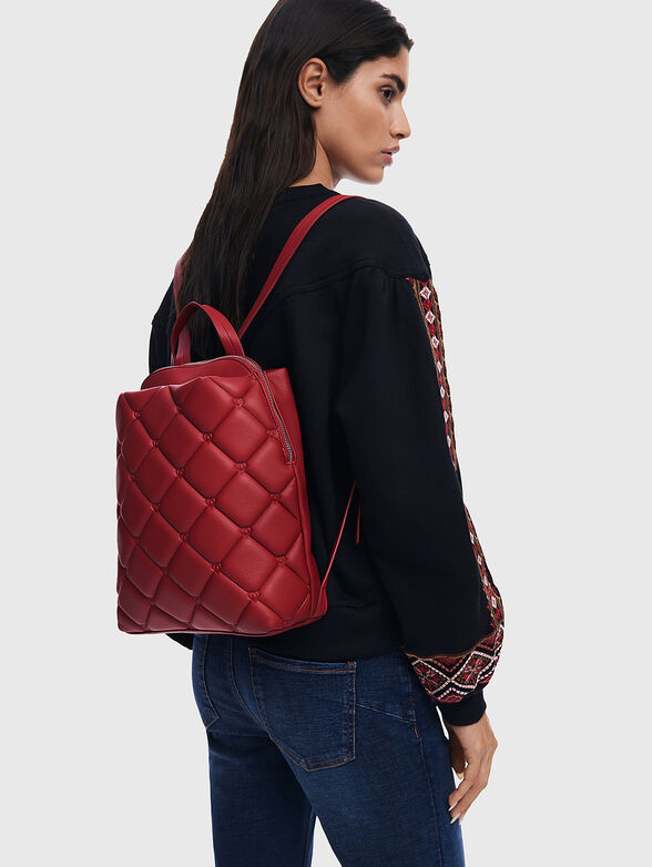 Backpack with quilted effect - 2
