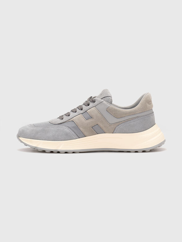 Sneakers with mesh details and suede - 4
