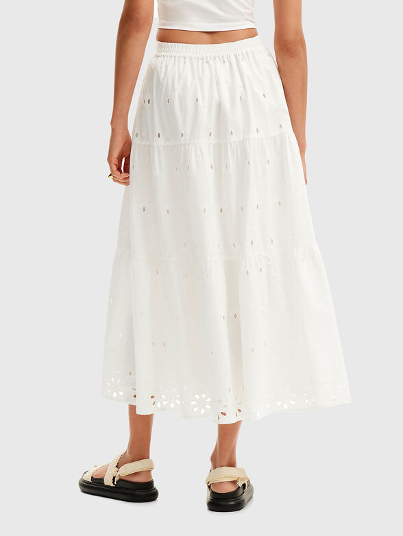 White skirt in cotton  - 2