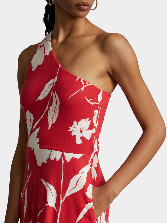 One shoulder maxi dress - 4