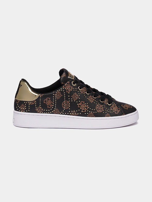 RAZZ Sneakers with logo print and studs - 1