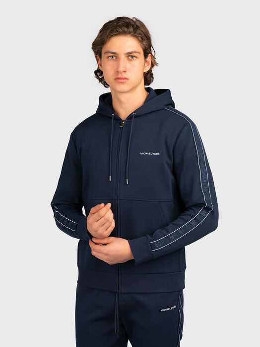 Black sweatshirt with logo details